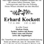 Traueranzeige Erhard Kockott