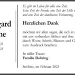 Traueranzeige Hildegard Woithe