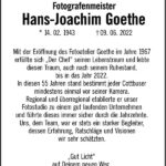 Nachruf Hans-Joachim Goethe