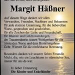 Danksagung Margit Häßner