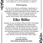 Danksagung Elke Bölke