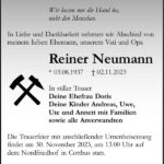 Traueranzeige Reiner Neumann