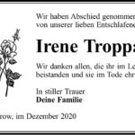 Danksagung Irene Troppa