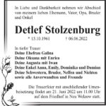 Traueranzeige Detlef Stolzenburg