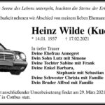 Traueranzeige Heinz Wilde (Kucky)