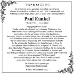 Danksagung Paul Kunkel