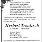 Traueranzeige Herbert Trentzsch
