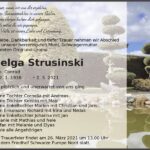 Traueranzeige Helga Strusinski, geb. Conrad