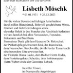 Danksagung Lisbeth Möschk