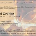 Traueranzeige Axel Gräbitz