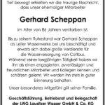 Traueranzeige Gerhard Scheppan