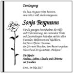 Danksagung Sonja Bergmann