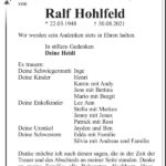 Danksagung Ralf Hohlfeld