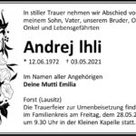 Traueranzeige Andrej Ihli