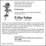 Danksagung Erika Salan