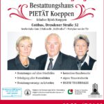 Traueranzeige PIETAT Koeppen