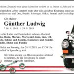 Traueranzeige Günther Ludwig