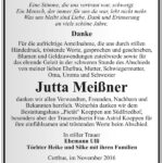 Danksagung Jutta Meißner