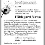 Danksagung Hildegard Nawa