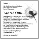 Danksagung Konrad Otto