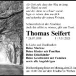 Traueranzeige Thomas Seifert
