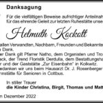 Danksagung Helmuth Kockott