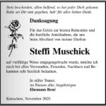 Danksagung Steffi Muschick