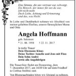 Traueranzeige Angela Hoffmann, geb. Salomon