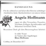 Danksagung Angela Hoffmann