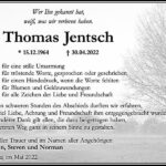 Danksagung Thomas Jentsch
