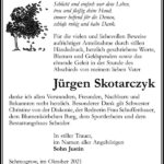 Danksagung Jürgen Skotarczyk