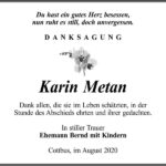 Danksagung Karin Metan
