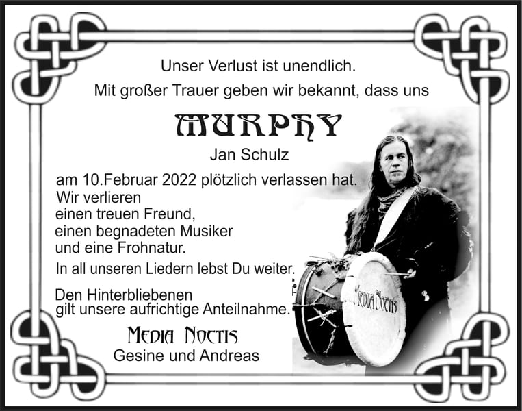 Nachruf Jan „Murphy“ Schulz