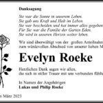 Danksagung Evelyn Roeke