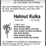 Traueranzeige Helmut Kulka