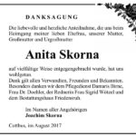 Danksagung Anita Skorna