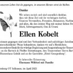 Danksagung Ellen Kobelt