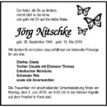 Traueranzeige Jörg Nitschke