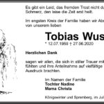 Danksagung Tobias Wussow
