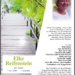 Traueranzeige Elke Reifenstein, geb. Täubner