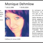 Traueranzeige Monique Dehmlow
