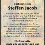 Danksagung Steffen Jacob