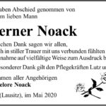 Danksagung Werner Noack