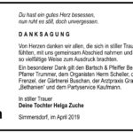 Traueranzeige Vera Neumann
