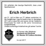 Nachruf Erich Herbrich