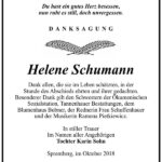 Danksagung Helene Schumann