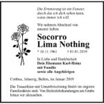 Traueranzeige Lima Nothing