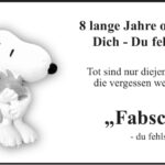 Jahresgedenken „Fabsche“