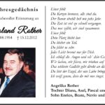 Jahresgedenken Roland Rother