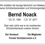 Nachruf Bernd Noack
